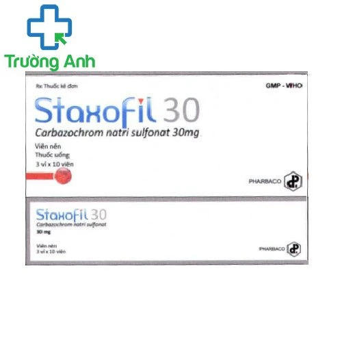 Staxofil 30 Pharbaco - Thuốc điều trị chảy máu bất thường hiệu quả