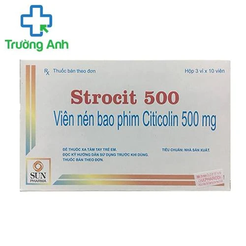 Strocit 500mg - Thuốc trị các tổn thương não hiệu quả của Ấn Độ