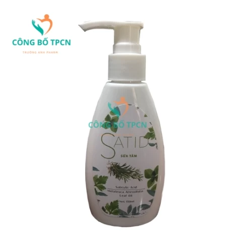 Satid 150ml - Sữa tắm vệ sinh làn da của Pymepharco