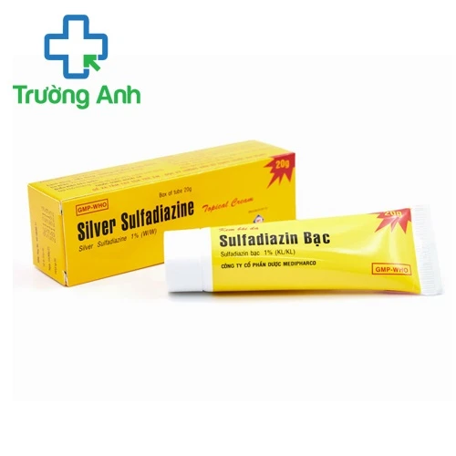 Sulfadiazin Bạc - Phòng và điều trị nhiễm khuẩn ở người bỏng độ 2 và độ 3 (10 tuýp)