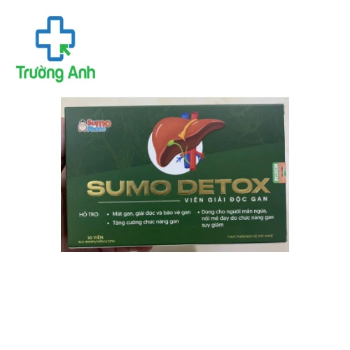 SUMO DETOX VIÊN GIẢI ĐỘC GAN - Giảm nhanh các tổn thương ở gan