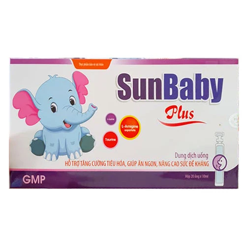 Sunbaby Plus - Hỗ trợ bồi bổ sức khỏe, tăng cường hệ tiêu hóa