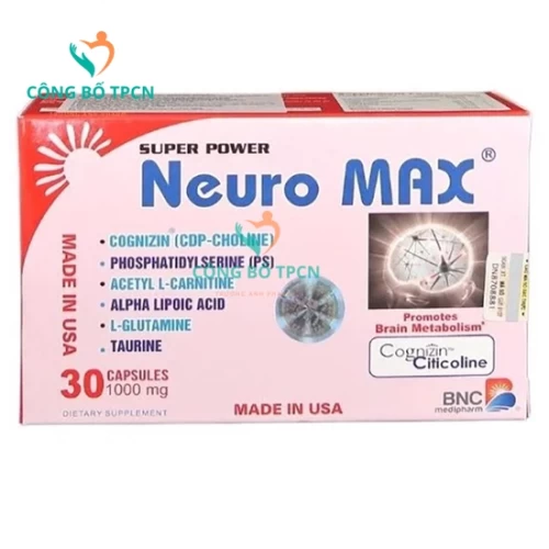 Super Power Neuro Max - Giúp điều trị các bệnh lý về não hiệu quả