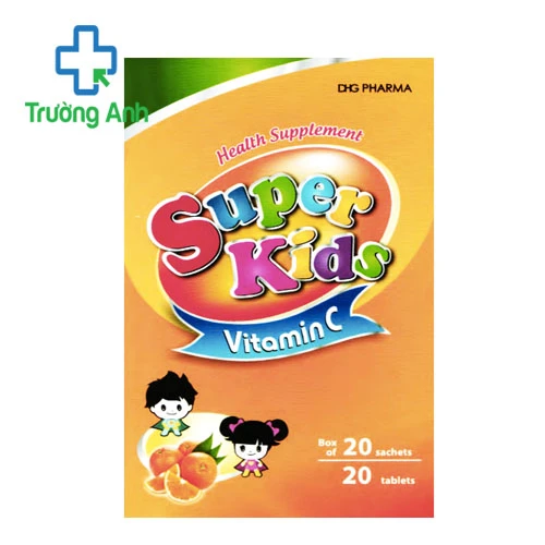 SUPERKIDS VITAMIN C - Tăng cường sức đề kháng, bảo vệ thành mạch