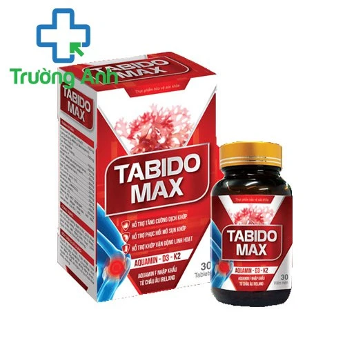 Tabido Max - Giúp tăng cường dịch khớp, phục hồi mô sụn khớp