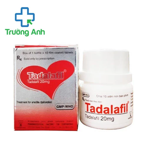 Tadalafil 20mg Cophavina (lọ) - Thuốc điều trị rối loạn cương cứng