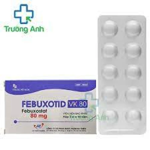 Febuxotid VK 80mg - Thuốc điều trị tăng acid uric huyết mạn tính