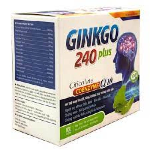 Ginkgo 240 Plus - Thực phẩm chức năng giúp hoạt huyết