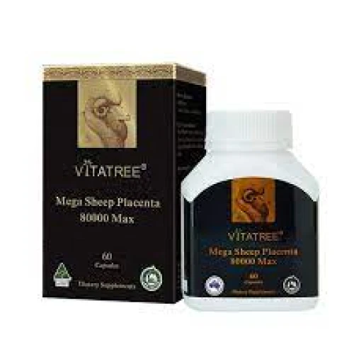 Vitatree Mega Sheep Placenta 80000 max- Thực phẩm bổ sung vitamin