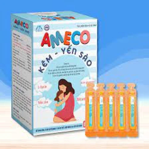 Ameco Kẽm - Yến sào - Thực phẩm chức năng tăng sức đề kháng