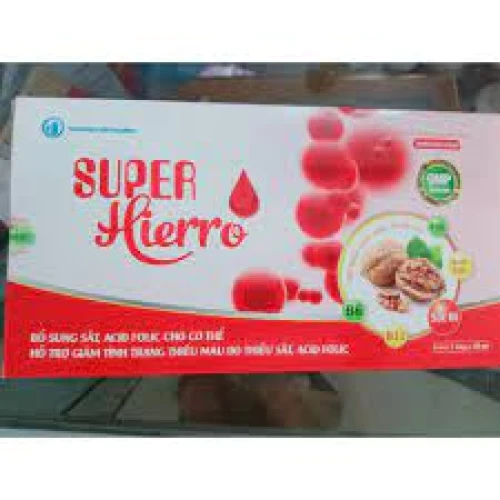 Super Hierro - Thực phẩm chức năng hỗ trợ bổ sung sắt