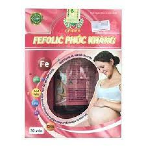 Fefolic Phúc Khang - Thực phẩm chức năng bổ sung sắt