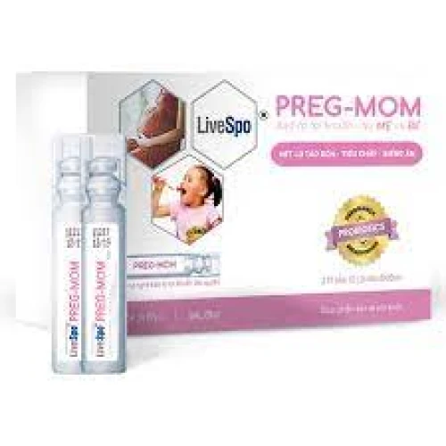 LiveSpo Preg-Mom - Thực phẩm chức năng bào tử lợi khuẩn