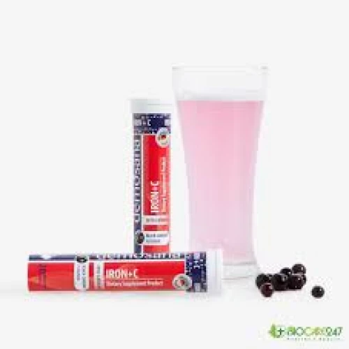 Demosana Iron + C Cell Refresh-Black Currant Flavour Viên sủi