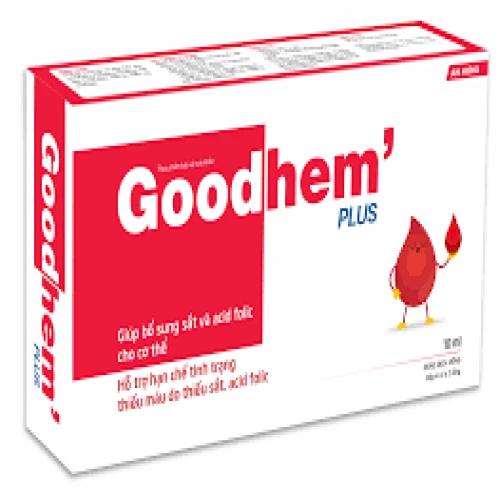 Goodhem’ Plus - Thực phẩm chức năng bổ sung sắt và acid folic