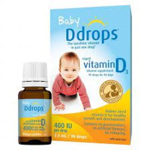 Baby Vitamin D3 Drops - Thực phẩm chức năng bổ sung canxi cho bé
