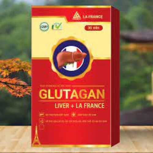 Glutagan  Liver + La France - Thực phẩm chức năng hỗ trợ tiêu hóa