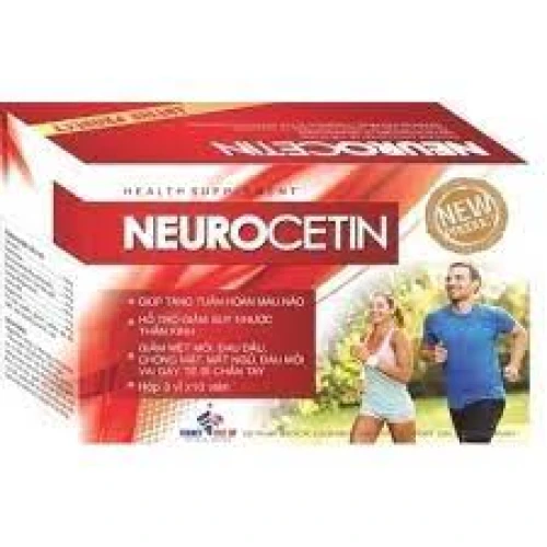 Neurocetin - Thực phẩm chức năng giúp tăng tuần hoàn não
