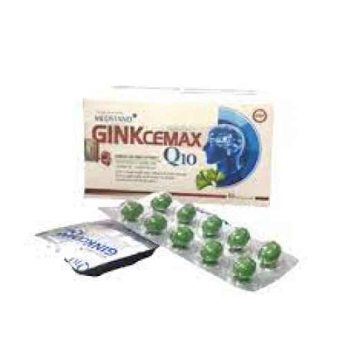 Ginkcemax Q10 - Thực phẩm chức năng tăng cường tuần hoãn não