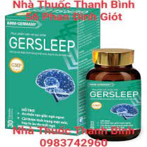 Gersleep - Thực phẩm chức chức năng giúp an thần