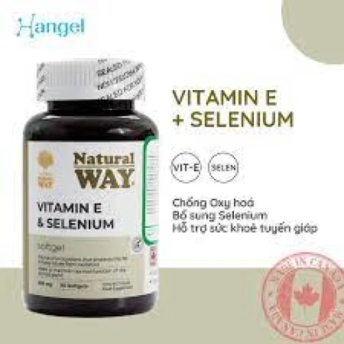 Natural Way Vitamin E & Selenium - Thực phẩm chống oxy hóa