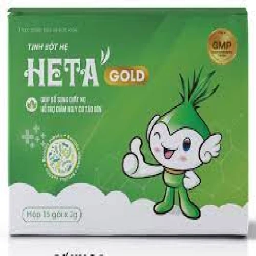 Tinh bột hẹ Heta Gold - Thực phẩm chức năng bổ sung chất xơ