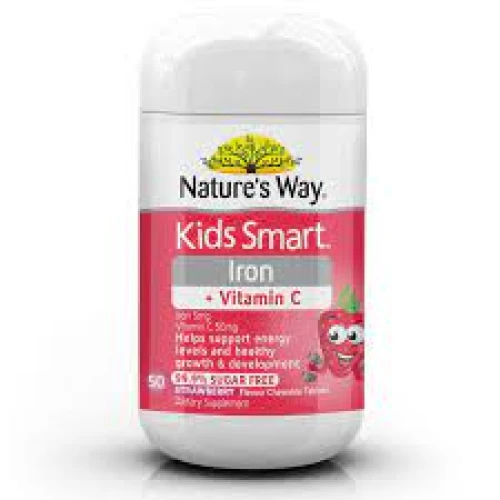 Nature’s Way Kids Smart Iron Vitamin C - Bổ sung vitamin C cho bé