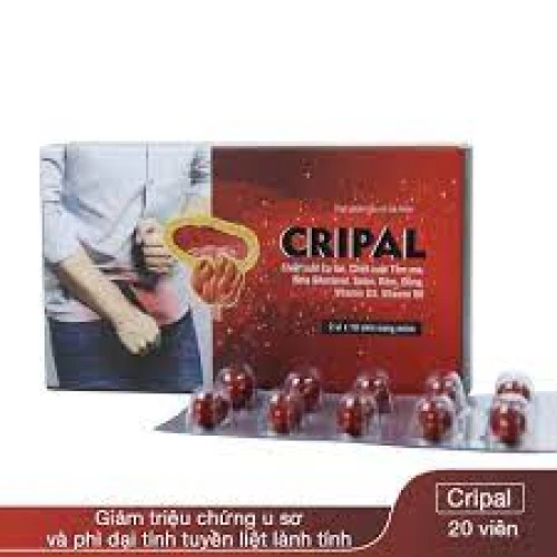 Cripal - Thực phẩm chức năng giảm phì đại tuyến tiền liệt