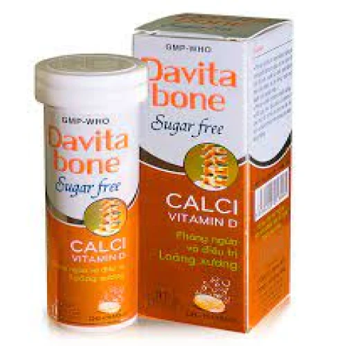 Davita bone Sugar Free - Thực phẩm chức năng bổ sung vitamin D