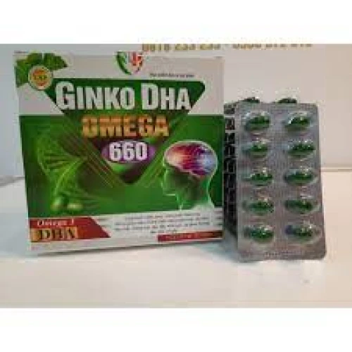 Ginkgo DHA Omega 660 - Thực phẩm chức năng tăng tuần hoàn não
