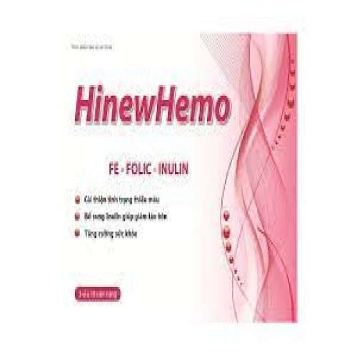 Hinewhemo - Thực phẩm chức năng bổ sung sắt và acid folic