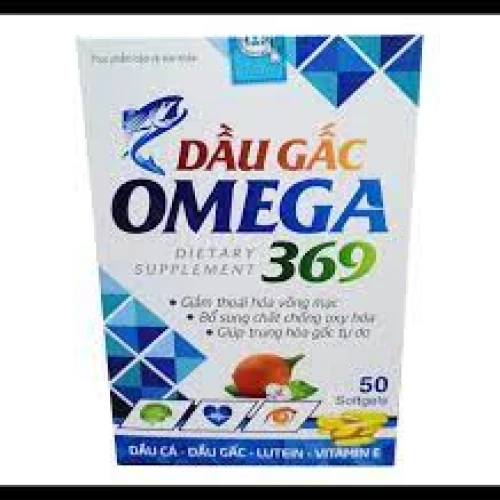 Dầu gấc omega 369 - Bổ sung vitamin giúp đẹp da