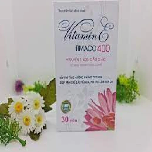 Vitamin E 400 Timaco - Thực phẩm chức năng chống não hóa da