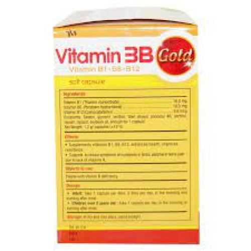 3B Gold HD - Thực phẩm chức năng bổ sung vitamin B cho cơ thể