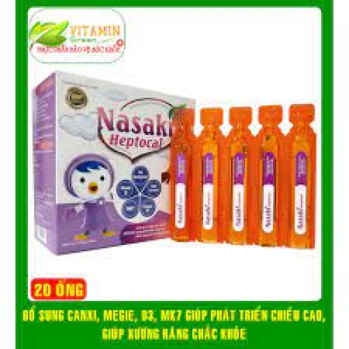 Nasaki Heptocal - Bổ sung canxi và vitamin D3 cho cơ thể