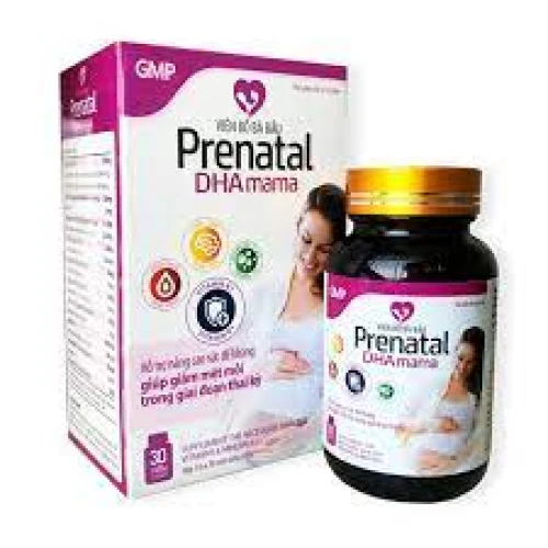 Viên bổ bà bầu Prenatal DHA mama - Thực phẩm bồi bổ sức khỏe