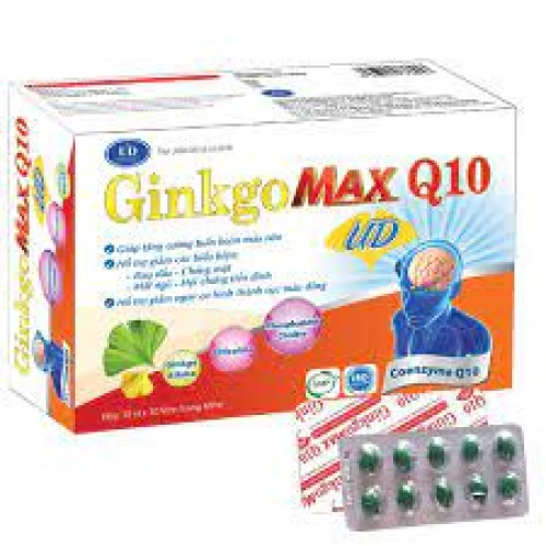 Gingko max Q10 HD - Thực phẩm chức năng tăng cường lưu thông máu