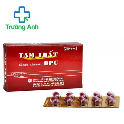 Tam thất OPC 750mg - Viên uống trị các chứng xuất huyết hiệu quả