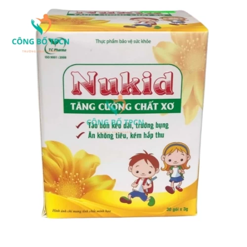 Thực phẩm bảo vệ sức khỏe: Tăng cường chất xơ Nukid