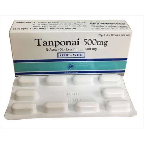 Tanponai 500 mg - Thuốc điều trị chóng mặt, rối loạn tiền đình