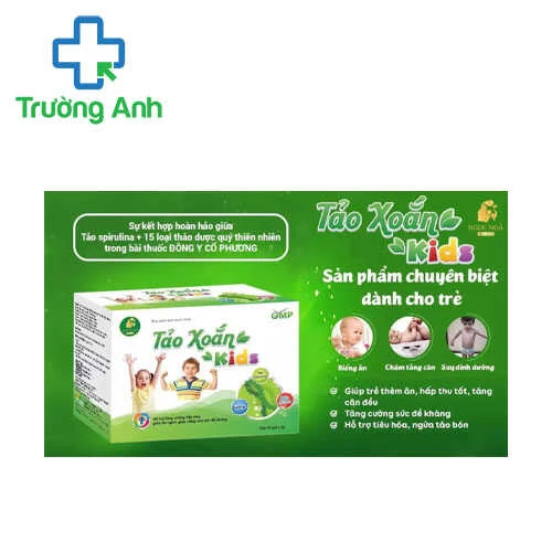 Tảo Xoắn Kids - Giúp trẻ luôn khỏe mạnh, tăng cường hệ miễn dịch