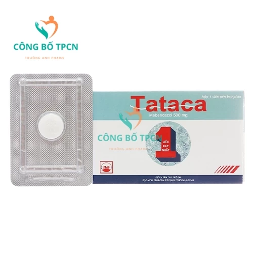 Tataca 500mg Pymepharco - Thuốc tẩy giun sán hiệu quả