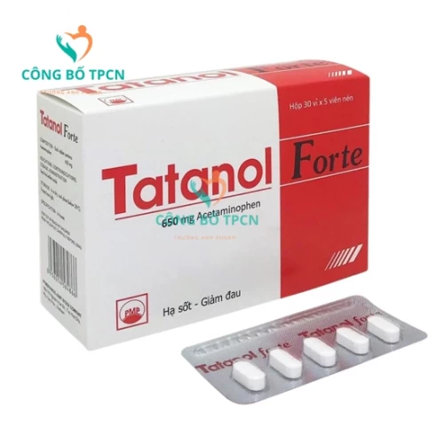 Tatanol Forte 650mg Pymepharco (150 viên) - Thuốc giảm đau hiệu quả