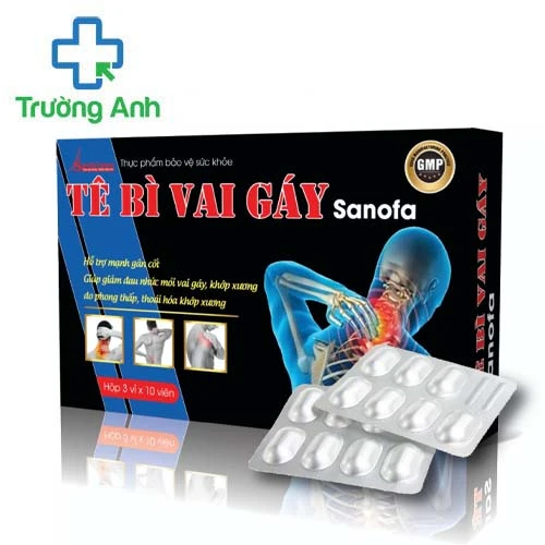 Tê Bì Vai Gáy Sanofa - Giúp giảm đau nhức mỏi vai gáy