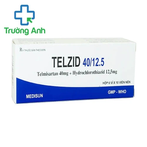 Telzid 40/12.5 - Thuốc điều trị tăng huyết áp và làm ổn định huyết áp