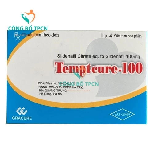 Temptcure-100 Gracure - Thuốc điều trị rối loạn cương dương hiệu quả