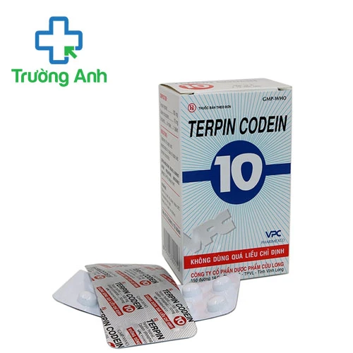 Terpin Codein 10 VPC - Thuốc giảm ho tiêu đờm hiệu quả