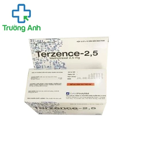 Terzence 2,5mg Davipharm - Điều trị bệnh bạch cầu cấp dòng lympho