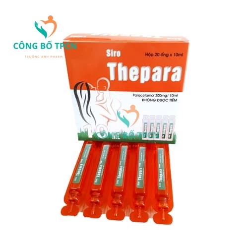 Thepara 300mg/10ml Hadiphar - Thuốc giảm đau hạ sốt hiệu quả