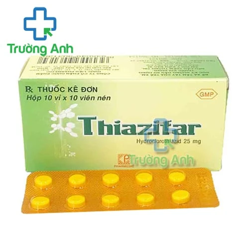 Thiazifar 25mg Pharmedic - Thuốc điều trị cao huyết áp
